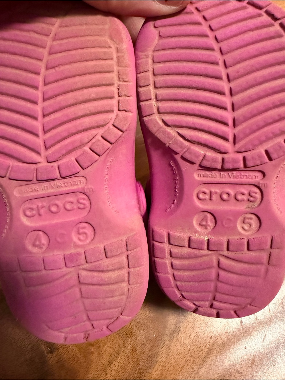 Kids Pink Crocs - Picture 3 of 3